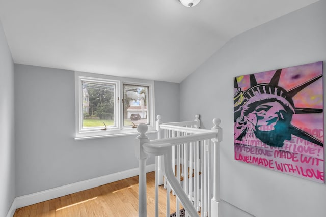 167 Grandview Ave, Nanuet, NY 10954 - bedroom with vaulted ceiling and wood finished floors