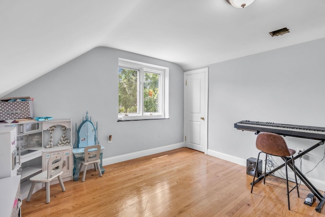 167 Grandview Ave, Nanuet, NY 10954 - office space featuring wood finished floors and vaulted ceiling
