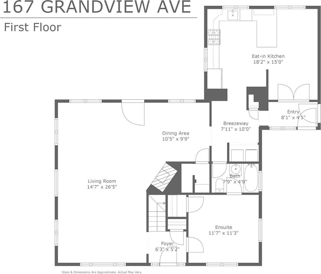 167 Grandview Ave, Nanuet, NY 10954 - view of room layout