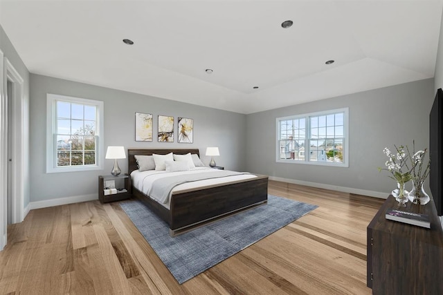 118 Broadway, Massapequa Park, NY 11762 - bedroom featuring multiple windows, wood finished floors, and baseboards