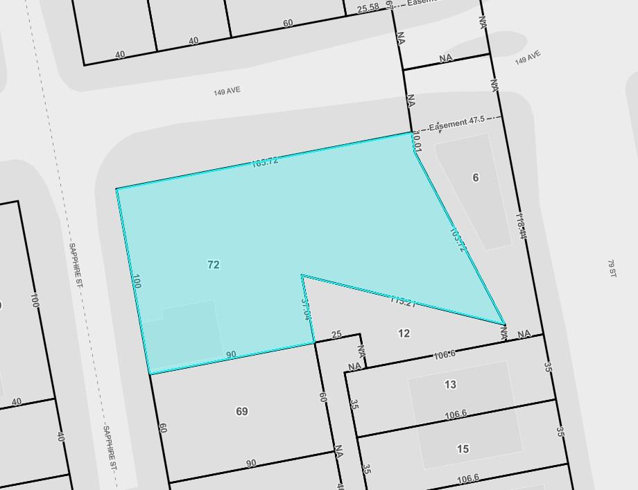 7802 149th Ave, Howard Beach, NY 11414 - parcel map