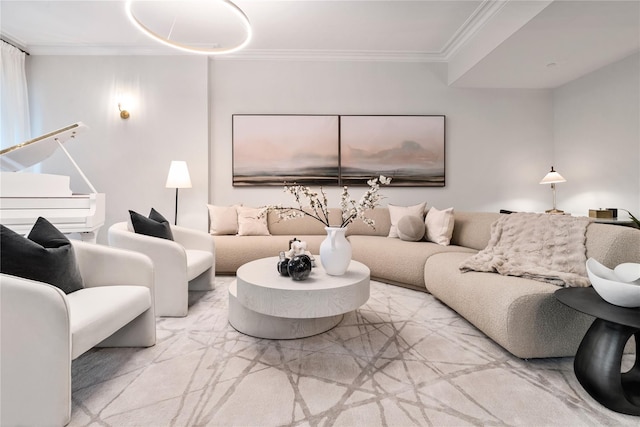 78-29 Austin St Unit Th1, Forest Hills, NY 11375 - living area with ornamental molding