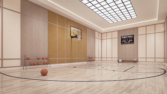 78-29 Austin St Unit Th1, Forest Hills, NY 11375 - view of sport court with basketball hoop