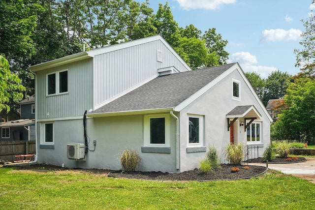 10 De Clark Pl, Nanuet, NY 10954 - view of front of property featuring roof with shingles and stucco siding