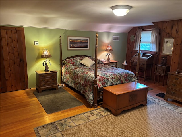 15 Orchard Rd, Poughkeepsie, NY 12603 - bedroom with wood finished floors and vaulted ceiling