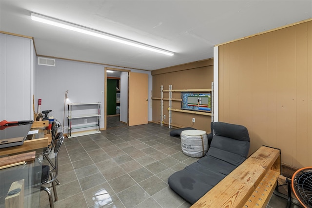 15 Relyea Ter, Wappingers Falls, NY 12590 - finished basement featuring tile patterned flooring