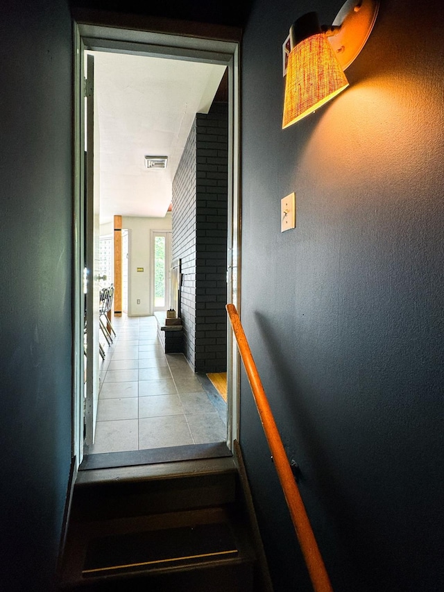 15 Relyea Ter, Wappingers Falls, NY 12590 - stairway with tile patterned floors