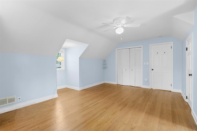 4 Senate Pl, Larchmont, NY 10538 - additional living space featuring lofted ceiling, a ceiling fan, and light wood-style flooring