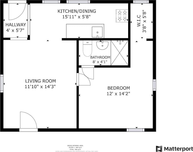 5221-5223 Rte 28, Mount Tremper, NY 12457 - property floor plan