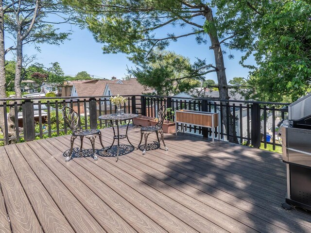 14 Marwood Rd S, Port Washington, NY 11050 - view of wooden terrace
