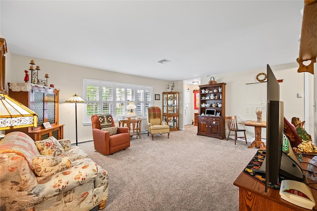 28 Trent Ct Unit B, Ridge, NY 11961 - living area with carpet flooring