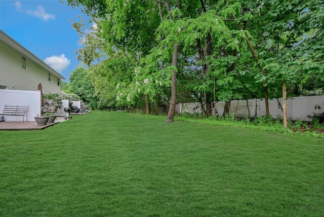 93 Mulberry Commons, Riverhead, NY 11901 - view of yard with a wooden deck
