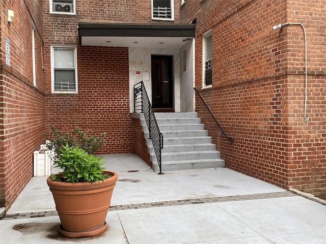 501 Riverdale Ave Unit 6L, Yonkers, NY 10705 - doorway to property with brick siding