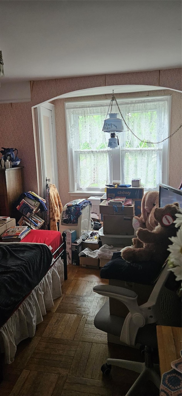 16023 28th Ave, Flushing, NY 11358 - bedroom featuring multiple windows and wood finished floors