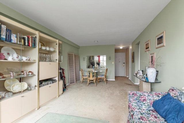 23-45 Bell Blvd Unit 4K, Bayside, NY 11360 - living area with light colored carpet and baseboards