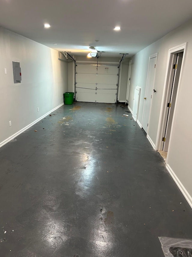38 Tulip Ct, Nanuet, NY 10954 - garage with electric panel and baseboards
