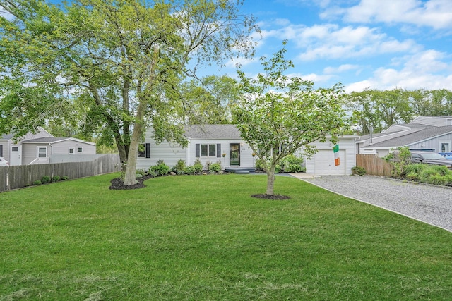 215 Lyman Rd, East Patchogue, NY 11772 - view of front facade featuring gravel driveway