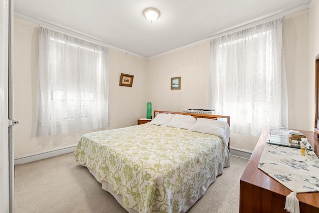 33-21 82nd St Unit 51, Jackson Heights, NY 11372 - bedroom with light colored carpet and crown molding