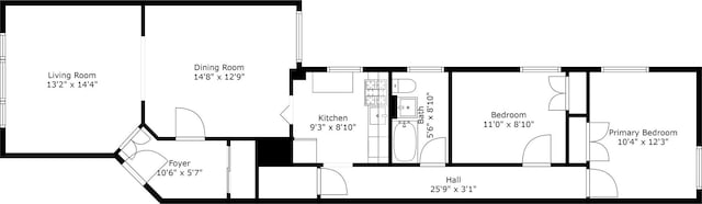 33-21 82nd St Unit 51, Jackson Heights, NY 11372 - home floor plan