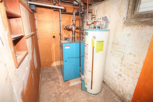 115-31 237th St, Elmont, NY 11003 - utilities featuring gas water heater and a heating unit