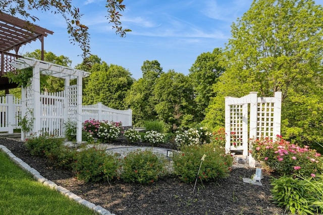 61 Sherwood Hts, Wappingers Falls, NY 12590 - view of yard with a pergola