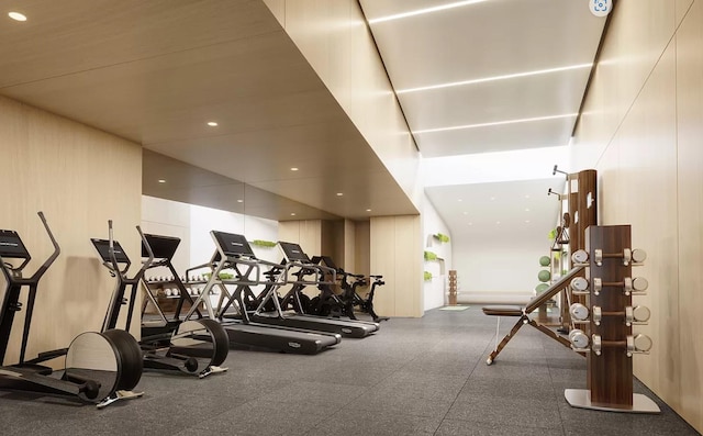 3005 Vernon Blvd Unit 4H, Astoria, NY 11102 - view of exercise room