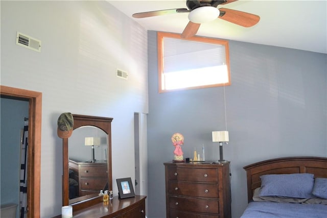 19 Maple Crest Dr, Peekskill, NY 10566 - bedroom featuring a towering ceiling and a ceiling fan