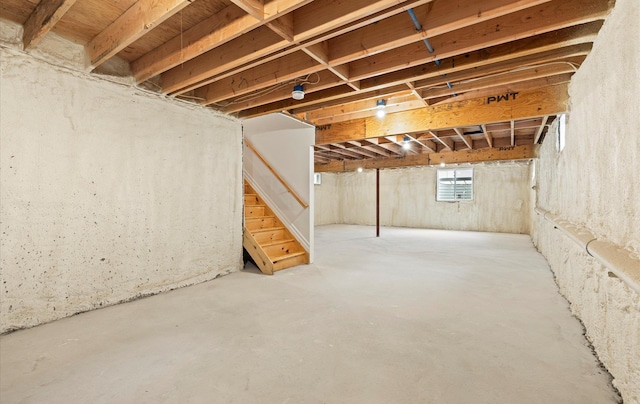 1850 Voshage St, Baldwin, NY 11510 - below grade area with stairs