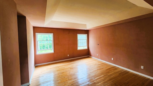 28 Hynard Pl, Baldwin Place, NY 10505 - unfurnished room featuring light wood-style flooring, baseboards, and a raised ceiling