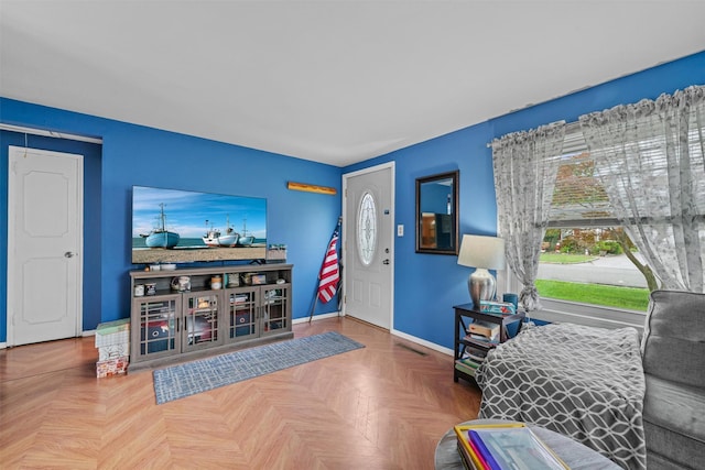 36 Peck St, Haverstraw, NY 10993 - living area with baseboards