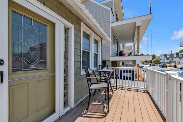 44 Wyoming Ave, Long Beach, NY 11561 - view of wooden deck