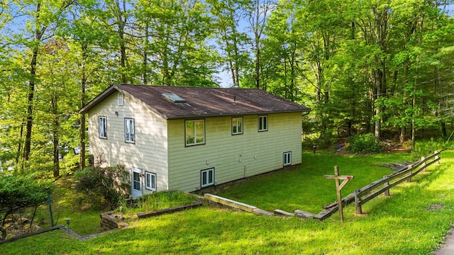 16 Fairway Dr, Eldred, NY 12743 - rear view of property with a lawn