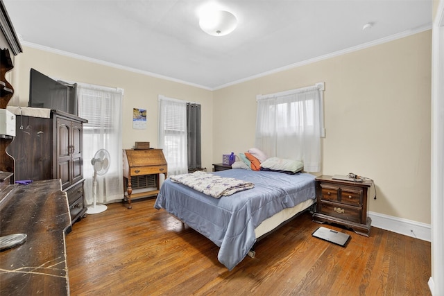 108 Union Ave, Peekskill, NY 10566 - bedroom featuring ornamental molding and wood finished floors