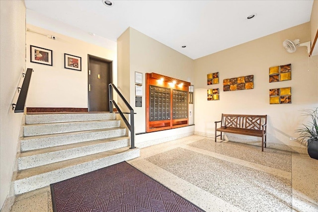2015 St Paul Ave Unit 3G, Bronx, NY 10461 - staircase featuring baseboards and recessed lighting