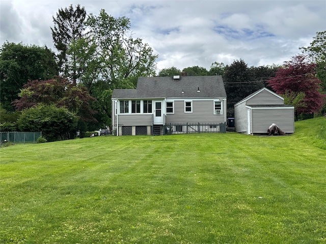 8 Spratt Ave, Poughkeepsie, NY 12603 - view of rear view of property