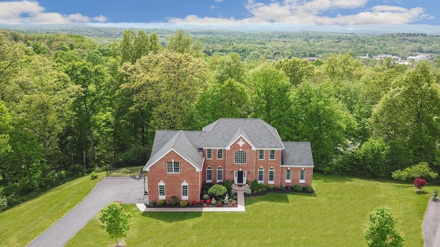 27 Sommerset Dr, Poughkeepsie, NY 12603 - view of subject property with a heavily wooded area
