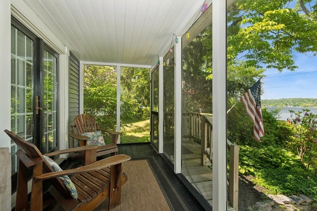 129 W Lakeshore Dr, Carmel, NY 10512 - sunroom / solarium with a water view