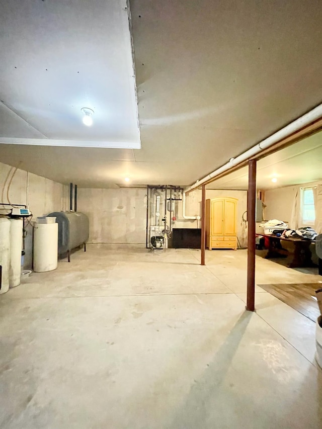 496 Minisink Tpke, Port Jervis, NY 12771 - unfinished basement with oil tank
