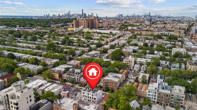 312 Fenimore St, Brooklyn, NY 11225 - bird's eye view of city skyline