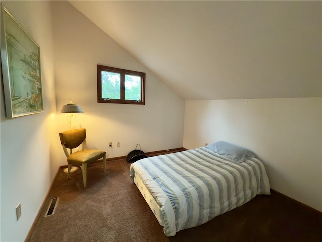 34 Brentwood Dr, Poughkeepsie, NY 12603 - bedroom with vaulted ceiling and carpet flooring
