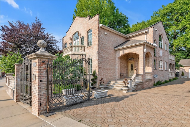 1338 Kearney Ave, Bronx, NY 10465 - view of front of property with a gate and brick siding