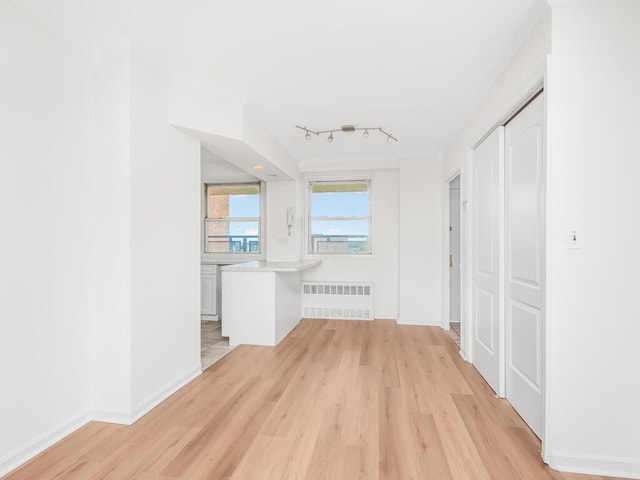 5900 Arlington Ave Unit 6S, Bronx, NY 10471 - corridor with radiator and light wood-style flooring