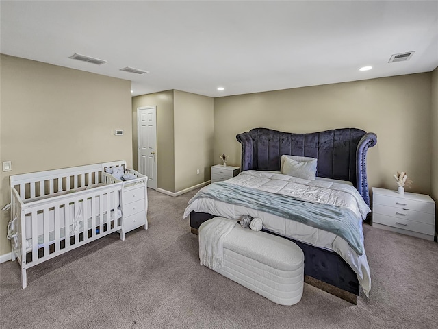 2717 Colonial Dr, New Windsor, NY 12553 - bedroom featuring carpet, recessed lighting, and baseboards
