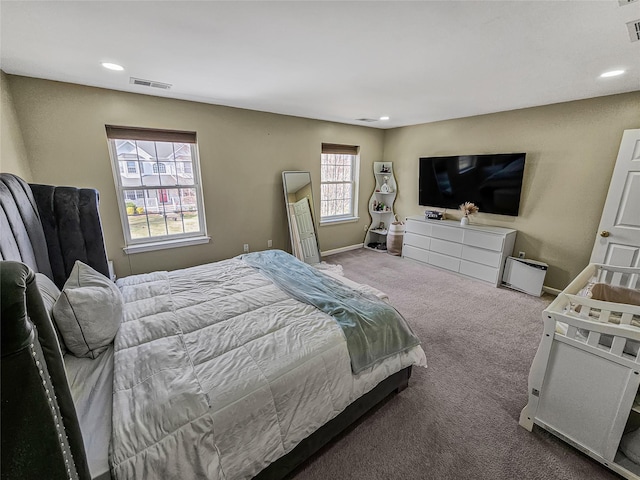 2717 Colonial Dr, New Windsor, NY 12553 - bedroom with carpet floors, recessed lighting, and baseboards