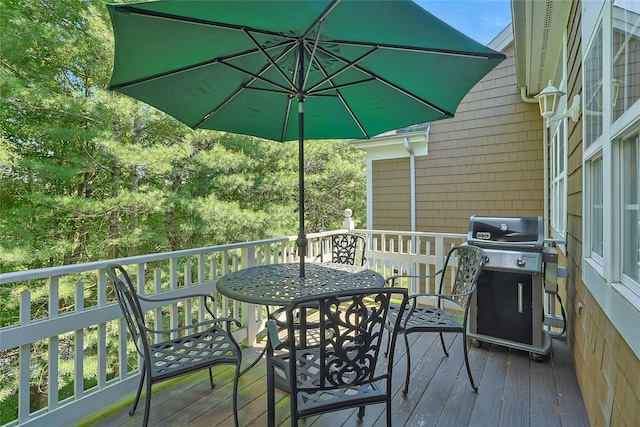 17 Deer Tree Ln, Briarcliff Manor, NY 10510 - deck with a grill and outdoor dining area