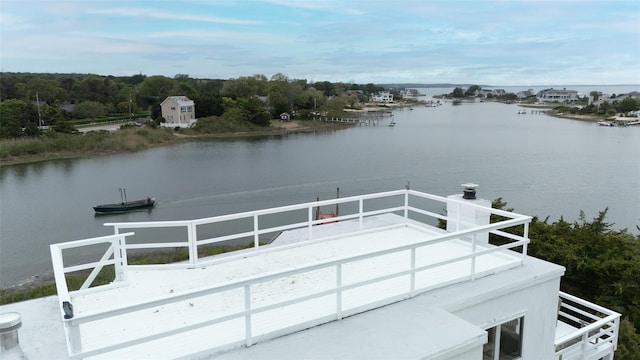 19 Cold Spring Ct, Southampton, NY 11968 - dock area with a water view