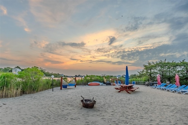 19 Cold Spring Ct, Southampton, NY 11968 - view of playground at dusk