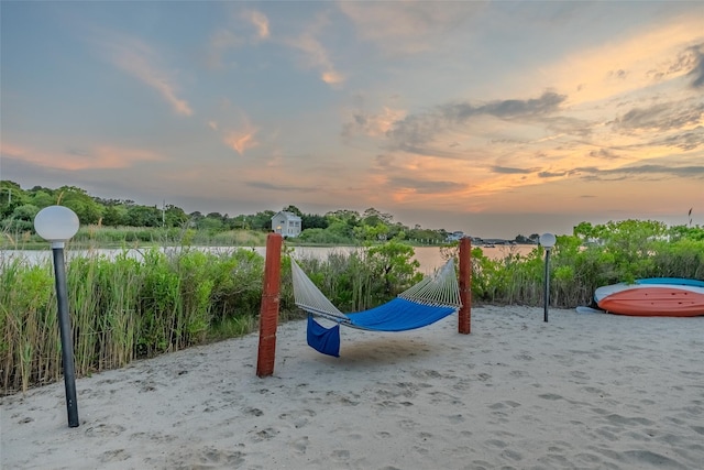 19 Cold Spring Ct, Southampton, NY 11968 - playground at dusk with a water view