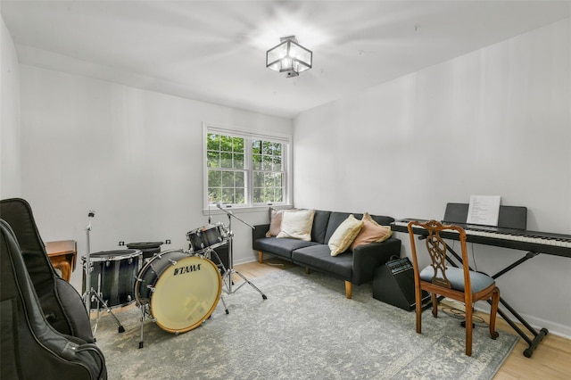 2032 Palmer Ave, Larchmont, NY 10538 - living room featuring wood finished floors and baseboards