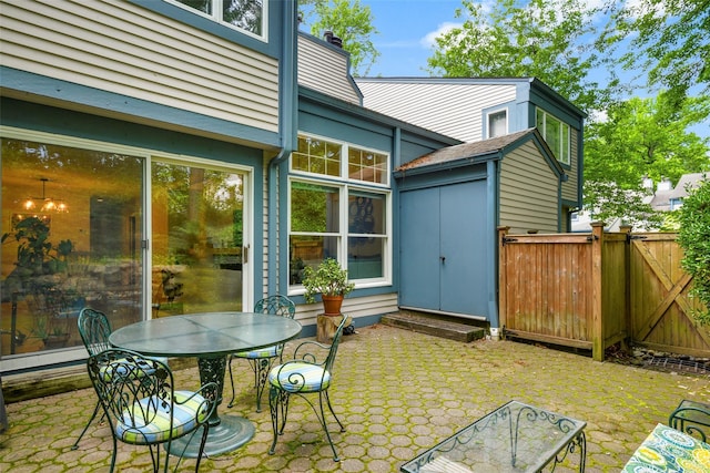 2032 Palmer Ave, Larchmont, NY 10538 - view of patio / terrace with a gate and a baseboard heating unit
